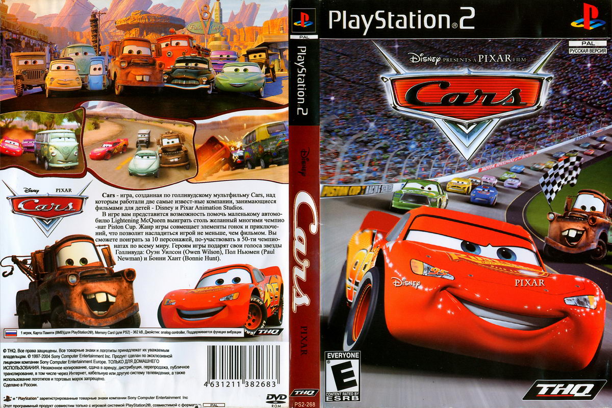 Перевод игры Cars (PS2-версия) (RUS-03930) (NoRG) для PlayStation 2 (PS2) |  База переводов приставочных игр на русский язык RGdb.info