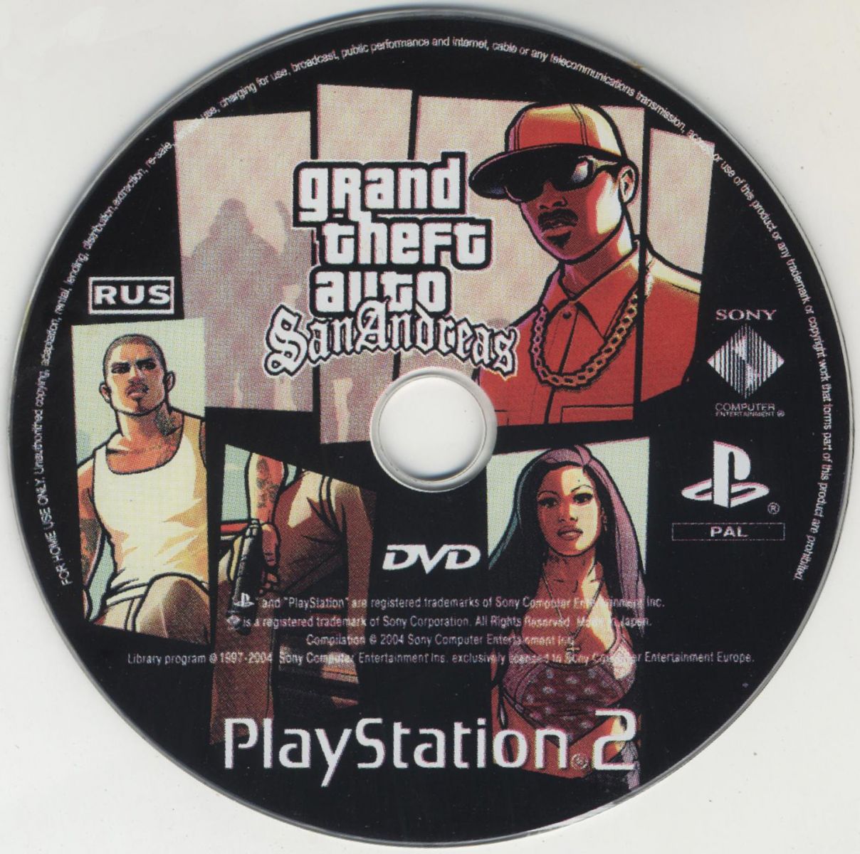 Перевод игры Grand Theft Auto: San Andreas (PS2-версия) (RUS-01538) (NoRG)  для PlayStation 2 (PS2) | База переводов приставочных игр на русский язык  RGdb.info