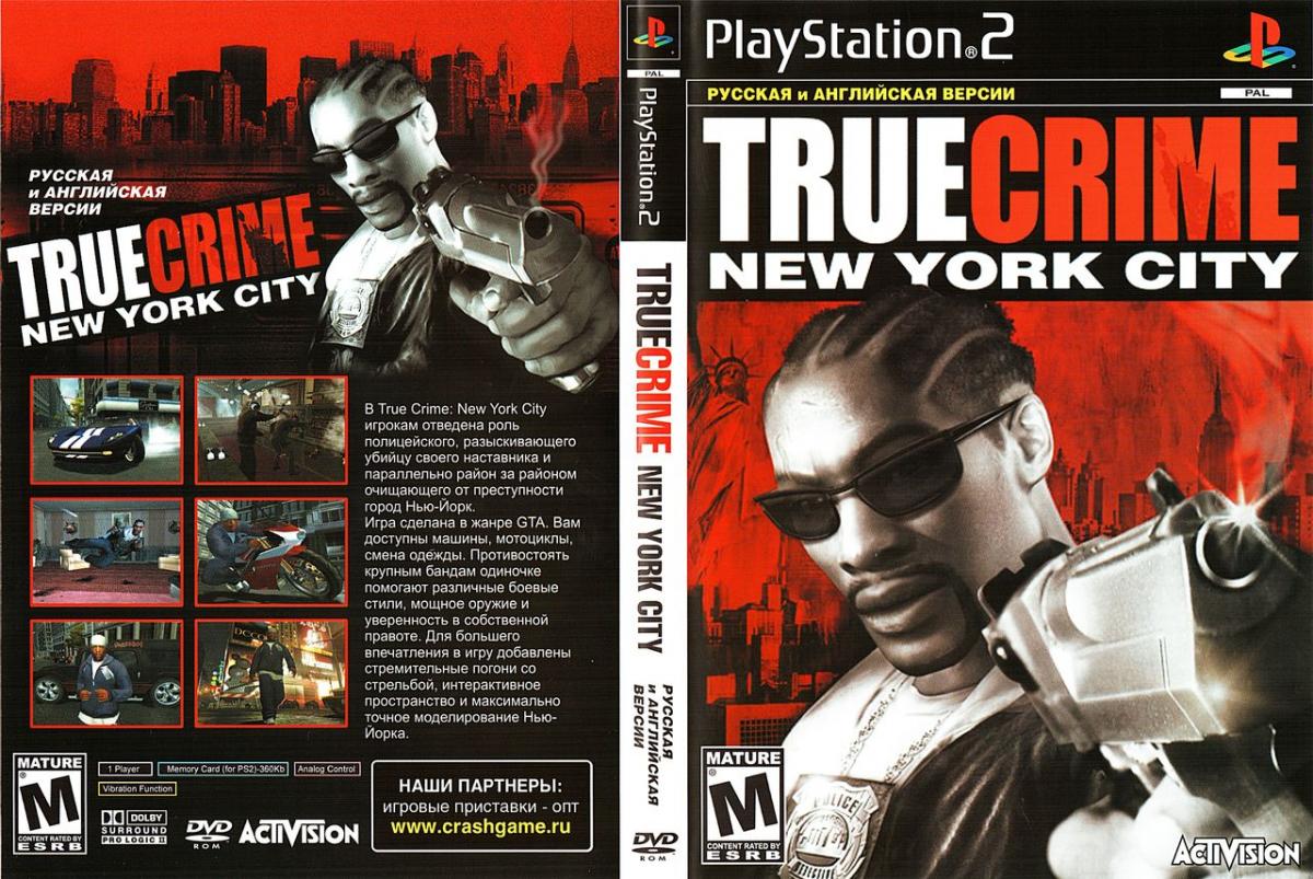 Перевод игры True Crime: New York City (RUS-02738) (NoRG) для PlayStation 2  (PS2) | База переводов приставочных игр на русский язык RGdb.info