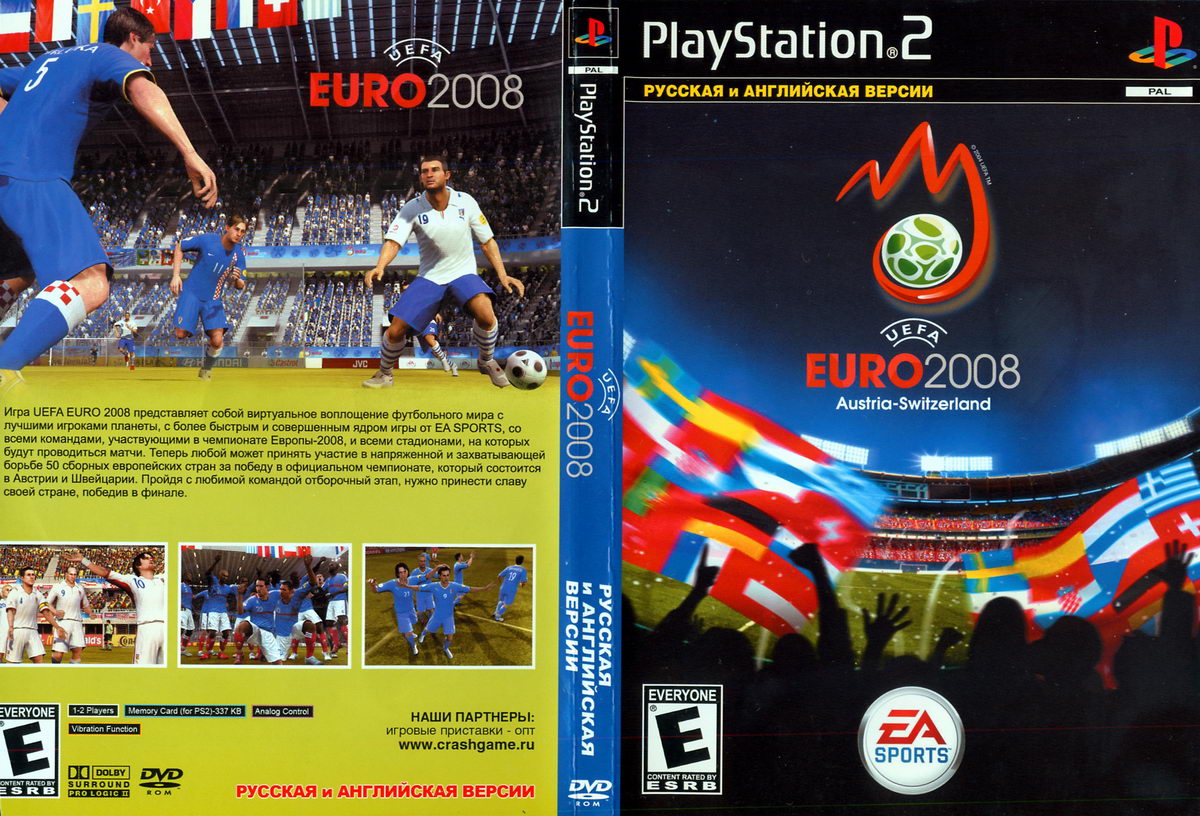 Перевод игры UEFA EURO 2008 (RUS-03900) (NoRG) для PlayStation 2 (PS2) |  База переводов приставочных игр на русский язык RGdb.info