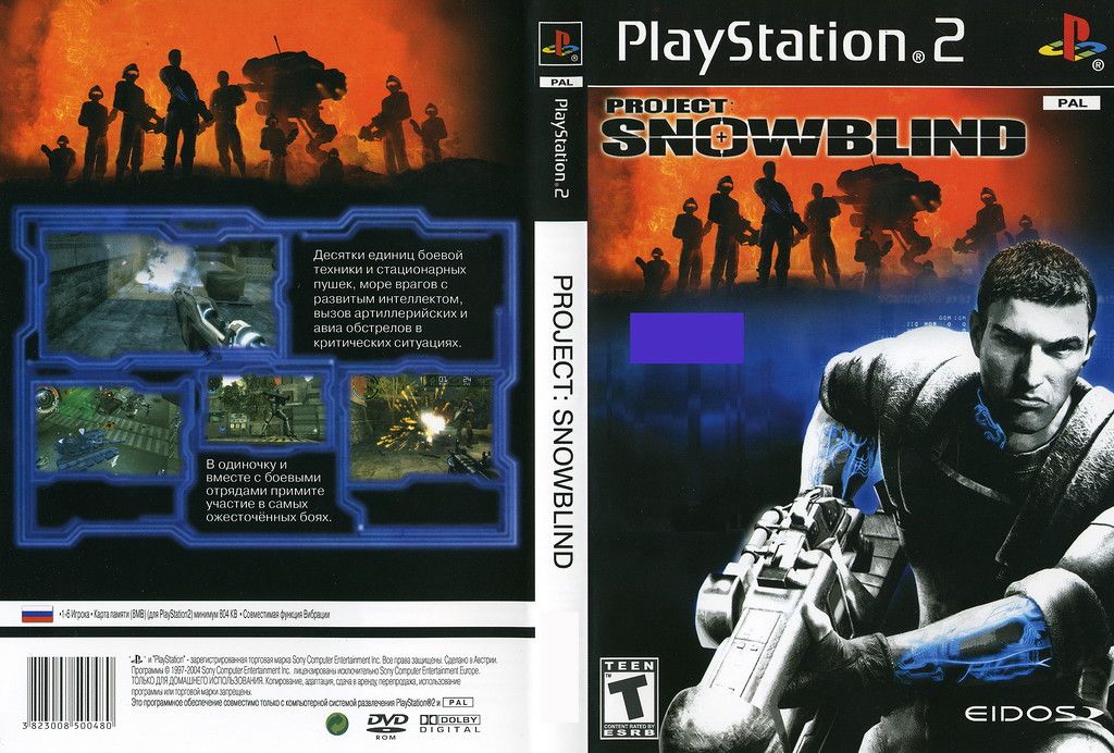 Перевод игры Project: Snowblind (RUS-04070) (NoRG) для PlayStation 2 ...