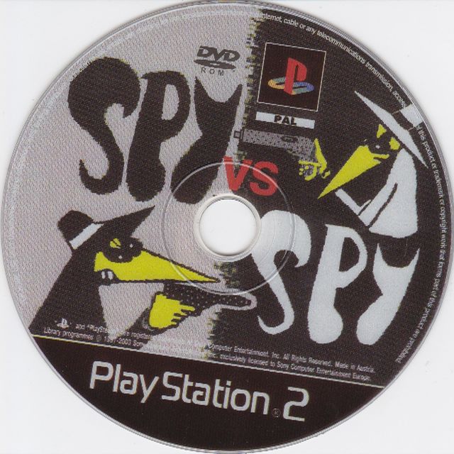 Jeu Spy Vs Spy Promo Press PS2 - Version PAL Française, CD Seul, Bon état